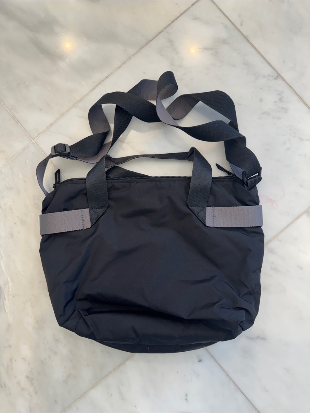adidas Black and Gray Convertible Tote for sports, activities and travel. - Picture 4 of 4